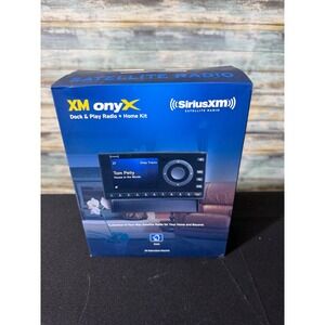 SiriusXM Onyx Satellite Radio Home Kit XDNX1H1 Black Open Box Dock & Play